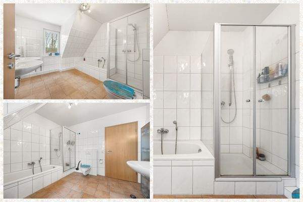 mit Dusche & Badewanne