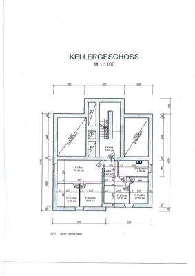 Bestandsplan - Keller