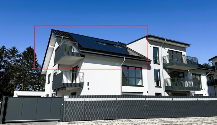 Außenansicht  Wohnung 6