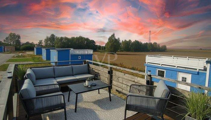 Dachterrasse digital möbliert