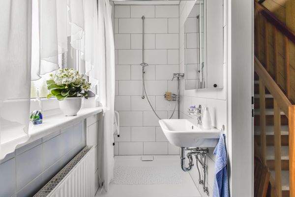 Badezimmer im Dachgeschoss