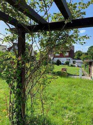 Garten hinter  dem Haus