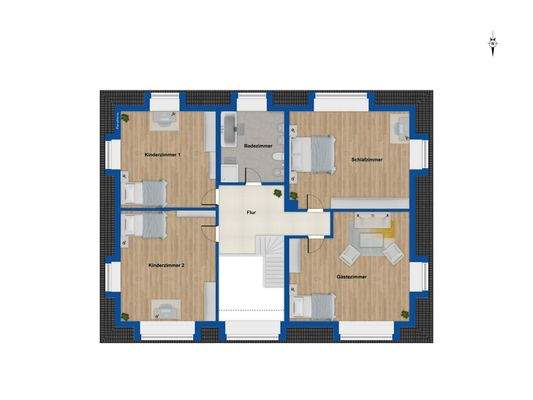 Grundriss Obergeschoss