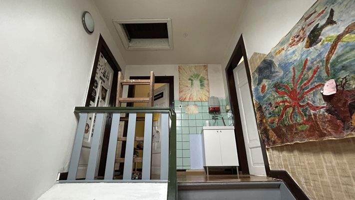 Zugang zum Dachgeschoss