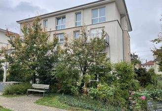 Sommerbild des Gartens