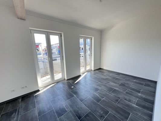 Schlafzimmer mit Balkon