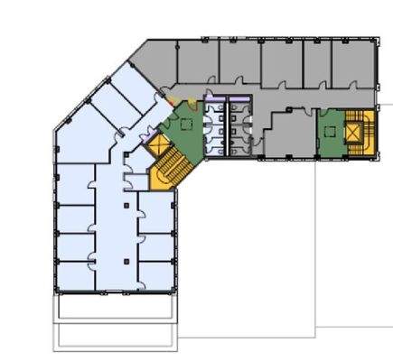 Grundriss 4.Obergeschoss grau