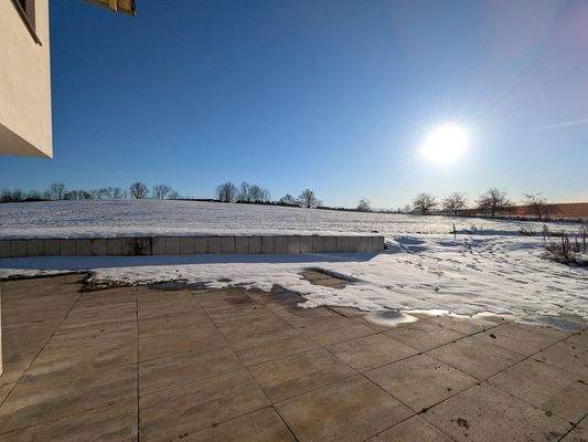 Herrlicher Blick von der Terrasse