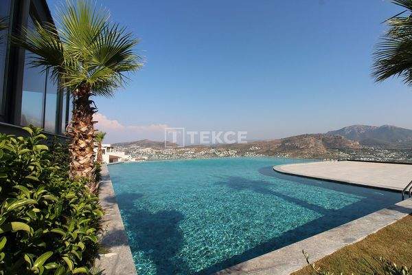 Apartments with Private Terrace and Pool in Bodrum Gündoğan