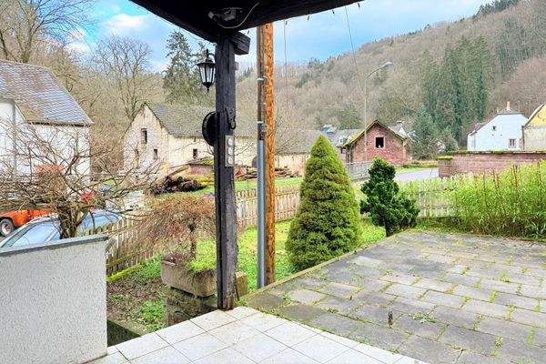 Blick von der Terrasse aus