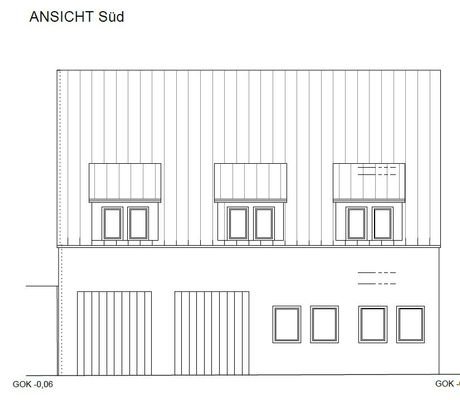 Planung Ansicht Straße