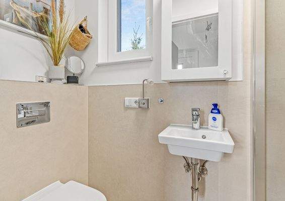 Duschbad im Erdgeschoss