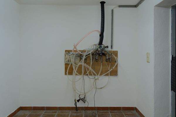 Zapfstelle im Keller für die Gaststube