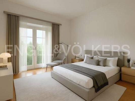 Beispiel-Visualisierung von dem Schlafzimmer