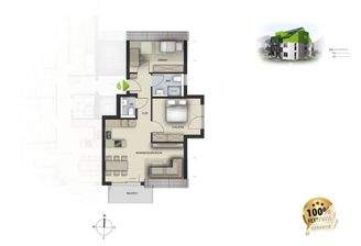 Grundriss WE 6