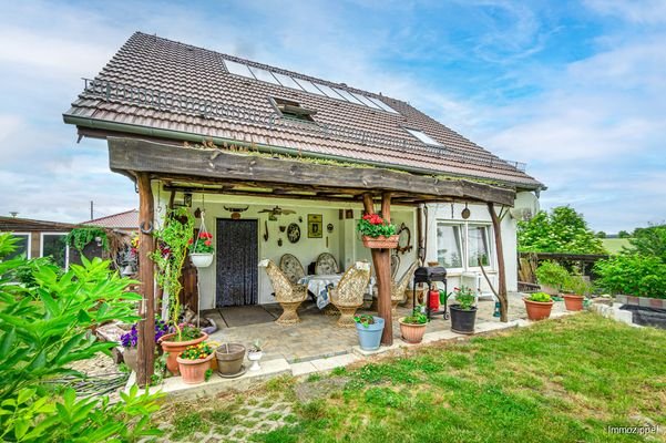 Überdachte Terrasse