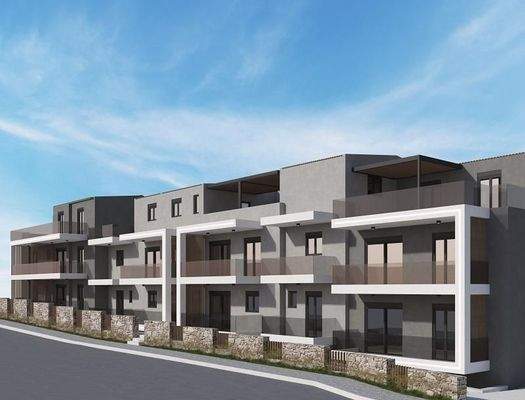 Kreta, Rethymno: Neubau-Projekt! 3-Zimmer-Apartment in Mastaba zu verkaufen