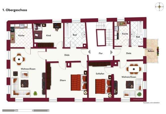 Grundriss 1. Obergeschoss