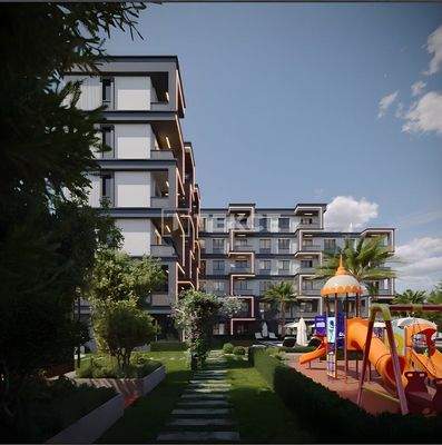 Apartments in a Complex Close to the Airport in Antalya