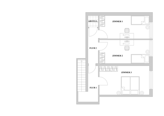 Grundriss - untere Ebene