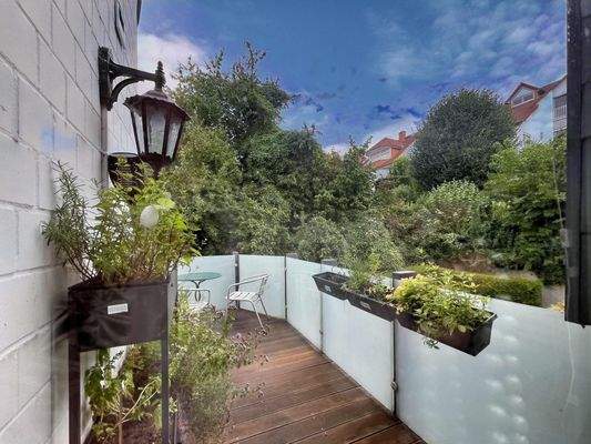 Terrasse an der Küche