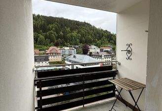 überdachter Balkon