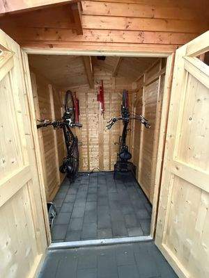 Platz für Fahrräder