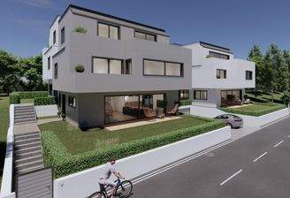 Visualisierung Straßenansicht Haus 1