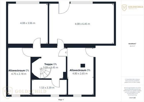 Grundriss UG Hanggeschoss
