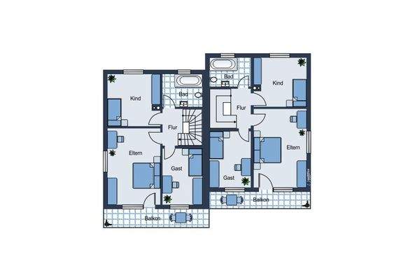 Grundriss Obergeschoss