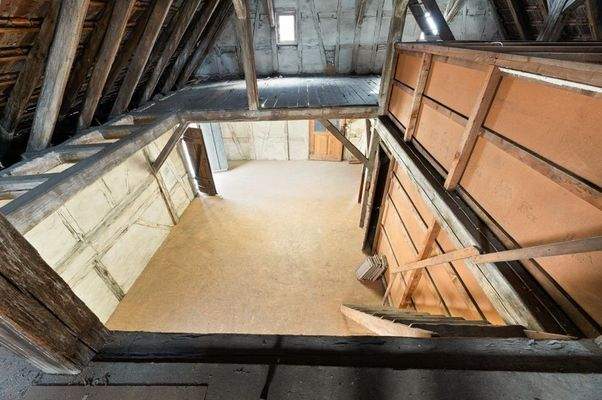 Blick vom Dachgeschoss