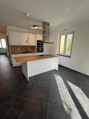 Küche mit Einbauküche