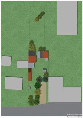 Lageplan Gartengrundstück/Bauland Friedenstraße