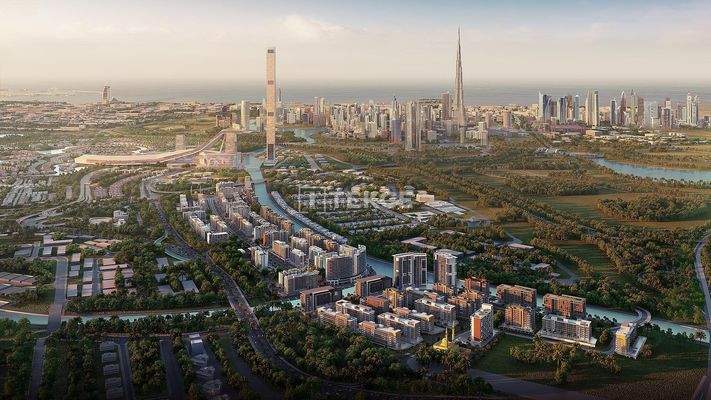 Apartments with a Crystal Lagoon in a Complex in Dubai Meydan