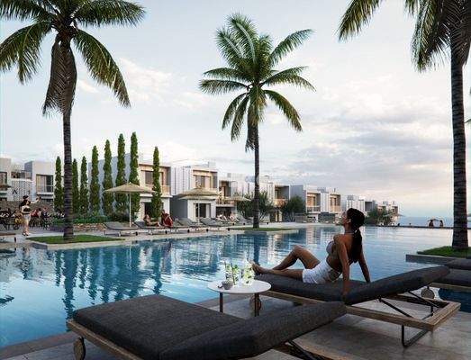 Sea View Apartments with Pool in North Cyprus Girne