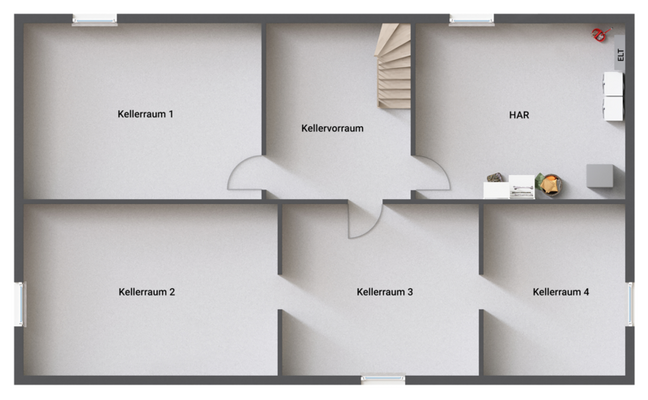 Grundriss-Bungalow-131-Kellerg