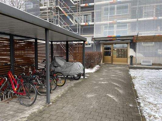 Eingang zur Wohnanlage