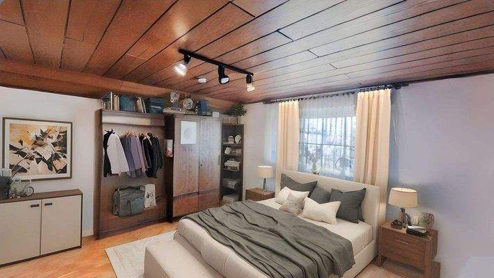Visualisierung Schlafzimmer