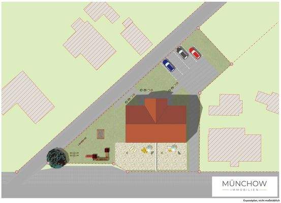Lageplan des Mehrfamilienhauses