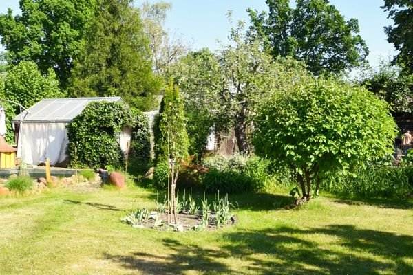 Blick nach Süden Richtung Garten