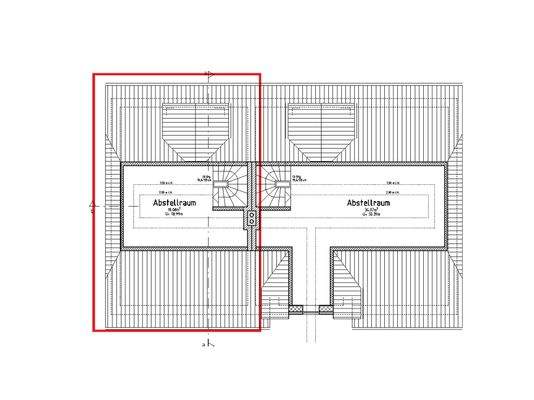 Grundriss Spitzboden