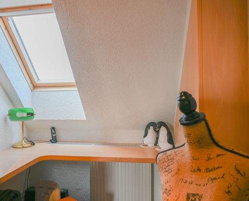 Ankleide am Bad im Dachgeschoss