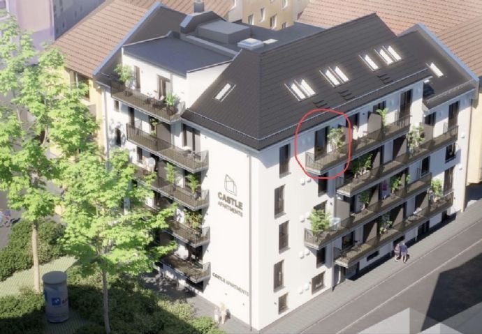 Helle, schöne 1-Zimmer-Wohnung - komplett eingerichtet - in Nürnberg