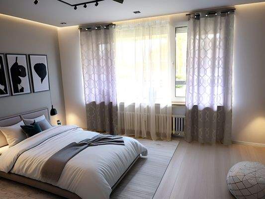 Im Schlafzimmer (Einrichtungsbeispiel)