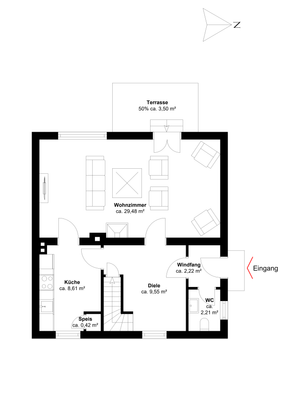 Grundriss Erdgeschoss