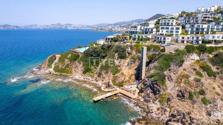 Sea View Apartments with Private Pier and Beach in Bodrum