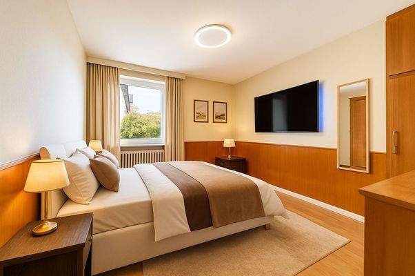 Schlafen virtuell möbliert