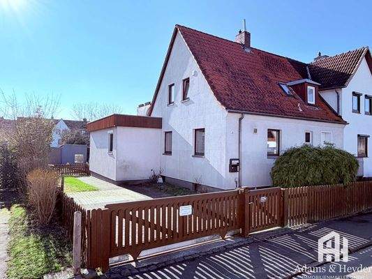 Seitliche Ansicht von Straße