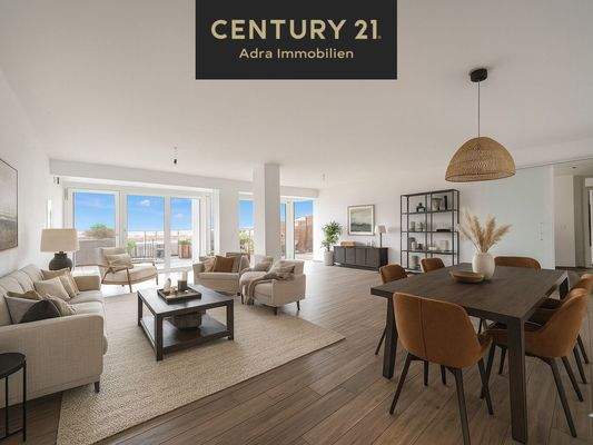 Wohn-/Esszimmer (Visualisierung)