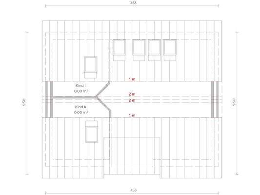 Grundriss Spitzboden